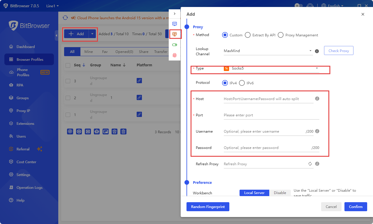 BitBrowser User Guide